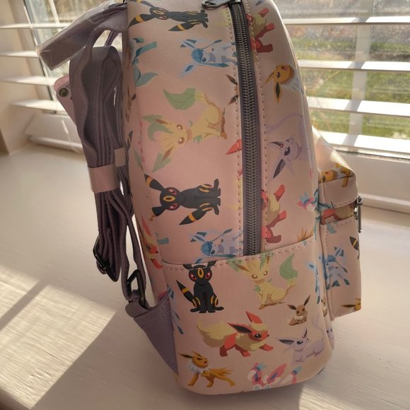 New Loungefly Pokemon Eevee Evolutions Mini Backpack - Picture 7 of 11